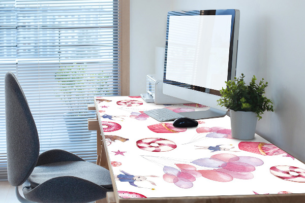 Full desk pad Sweets and balloons