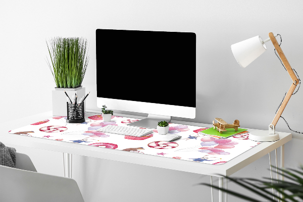 Full desk pad Sweets and balloons