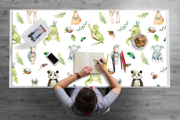 Full desk protector amusement animals
