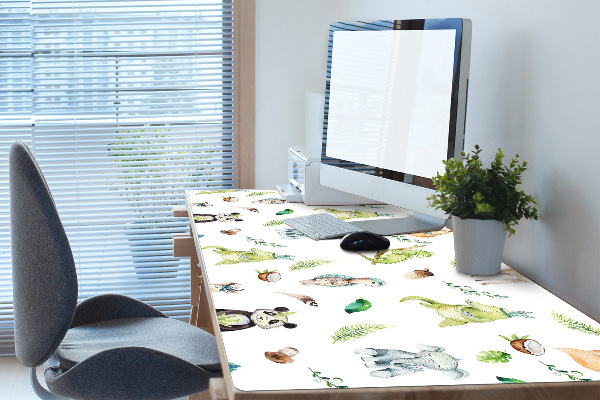 Full desk protector amusement animals