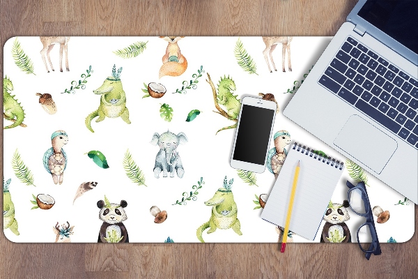 Full desk protector amusement animals