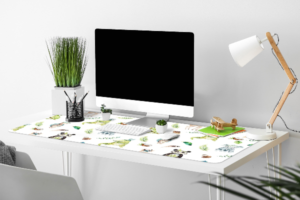 Full desk protector amusement animals