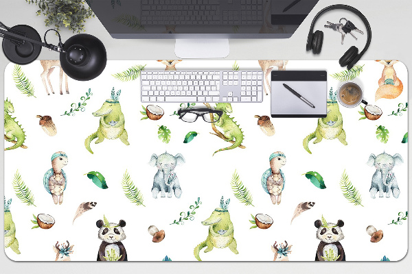 Full desk protector amusement animals