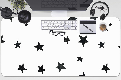 Large desk mat for children star