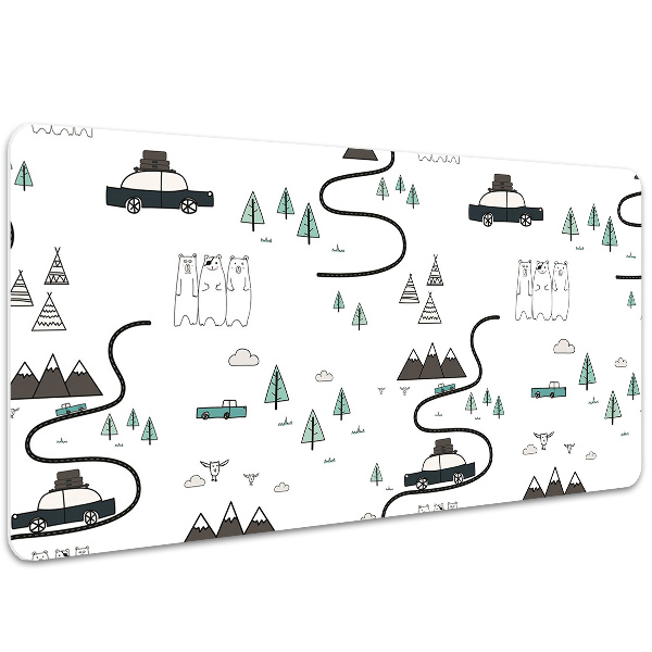 Large desk mat table protector Purpose of trip