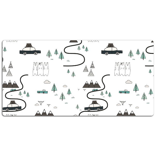 Large desk mat table protector Purpose of trip