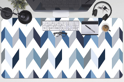 Large desk mat for children herringbone