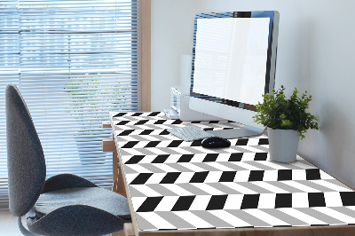 Full desk mat Herringbone pattern