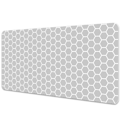 Large desk mat table protector Honeycomb