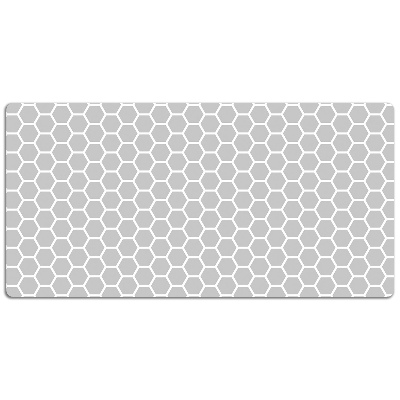 Large desk mat table protector Honeycomb