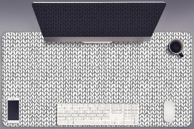 Full desk mat Herringbone pattern