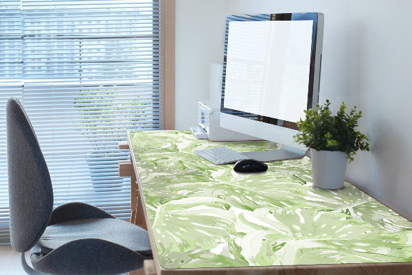 Desk pad Monstera leaves