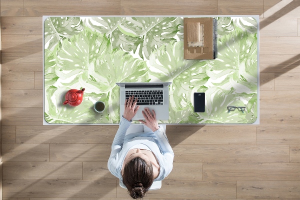 Desk pad Monstera leaves