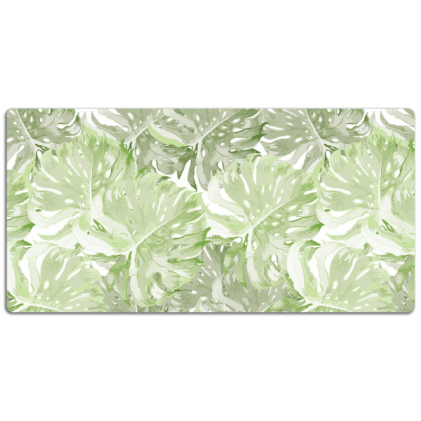 Desk pad Monstera leaves