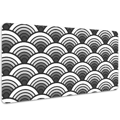 Full desk pad Scallop ombre