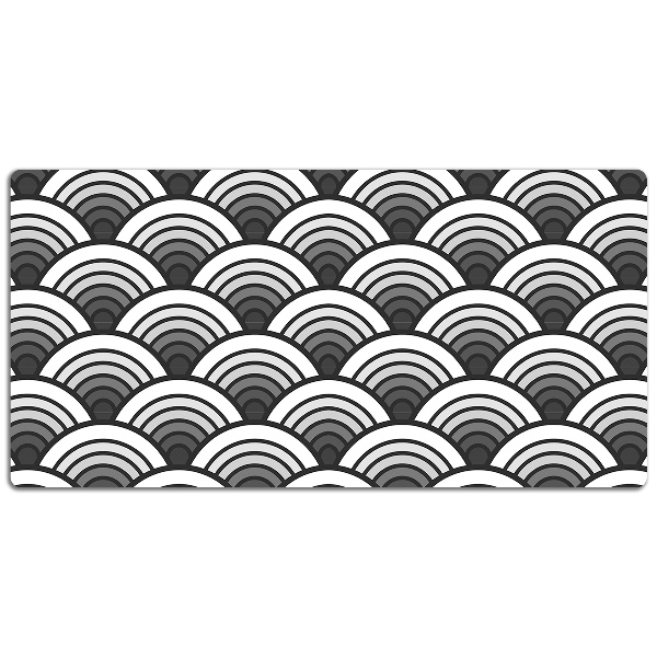 Full desk pad Scallop ombre