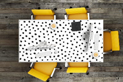 Large desk mat for children small dots