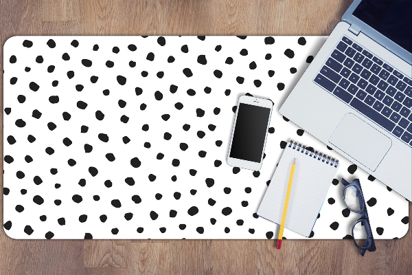 Large desk mat for children small dots