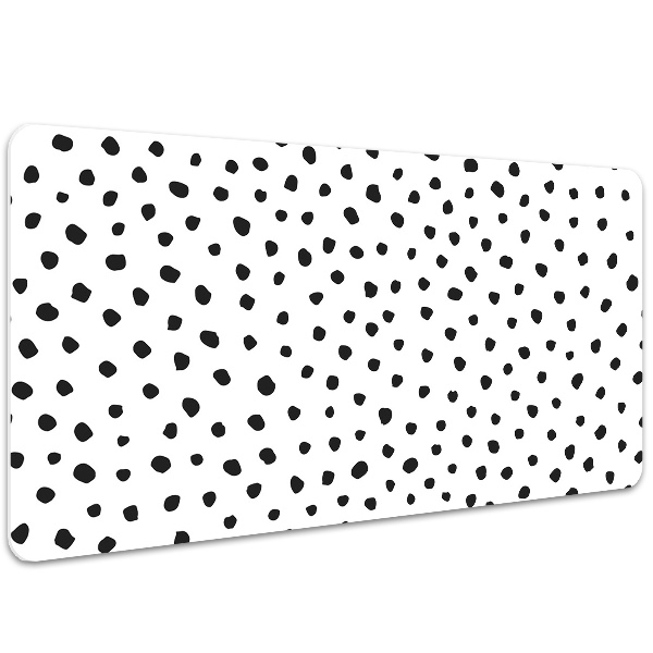Large desk mat for children small dots