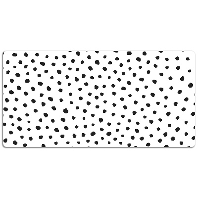 Large desk mat for children small dots