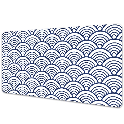 Large desk mat for children Scallop