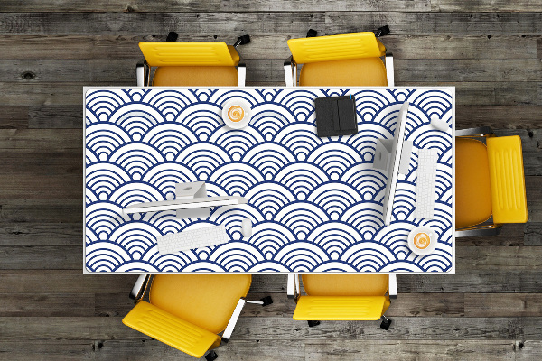 Large desk mat for children Scallop