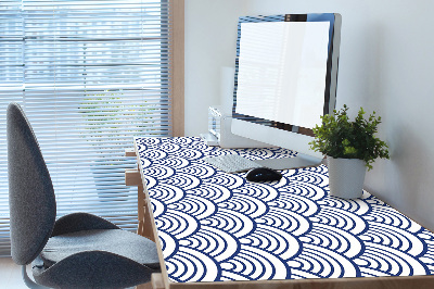 Large desk mat for children Scallop