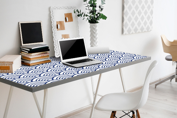 Large desk mat for children Scallop
