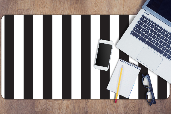 Large desk pad PVC protector Striped pattern