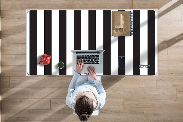 Large desk pad PVC protector Striped pattern