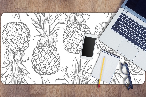 Full desk mat Pattern in pineapples