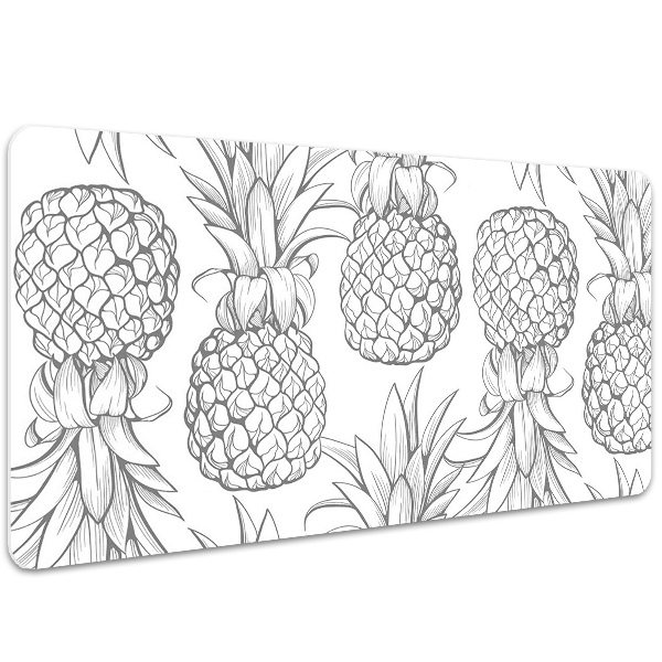 Full desk mat Pattern in pineapples