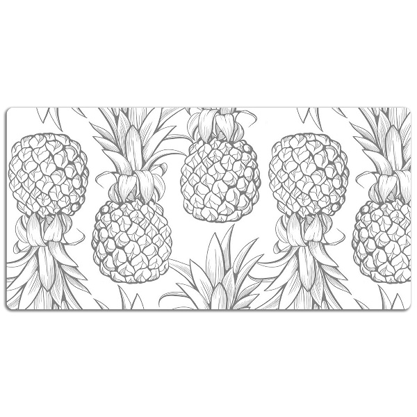 Full desk mat Pattern in pineapples