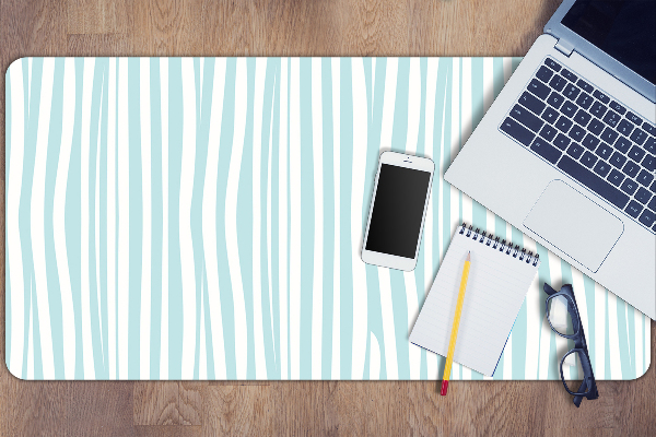 Large desk mat for children zebra