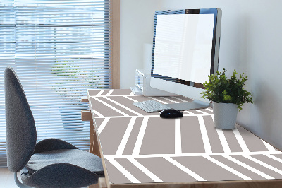 Full desk mat Herringbone pattern