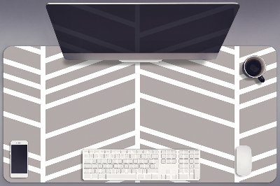 Full desk mat Herringbone pattern