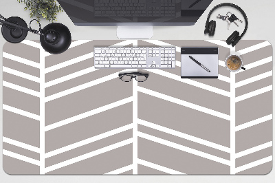 Full desk mat Herringbone pattern