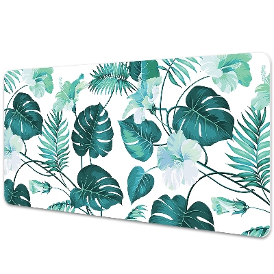 Full desk pad tropical leaves