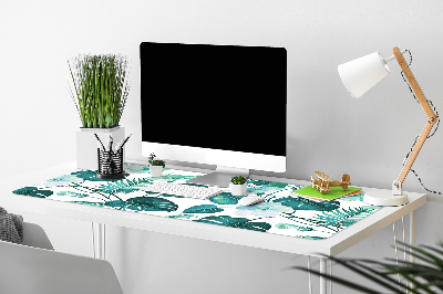 Full desk pad tropical leaves