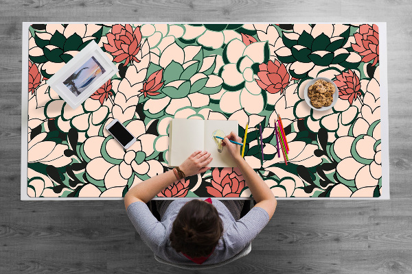 Large desk mat for children rockeries