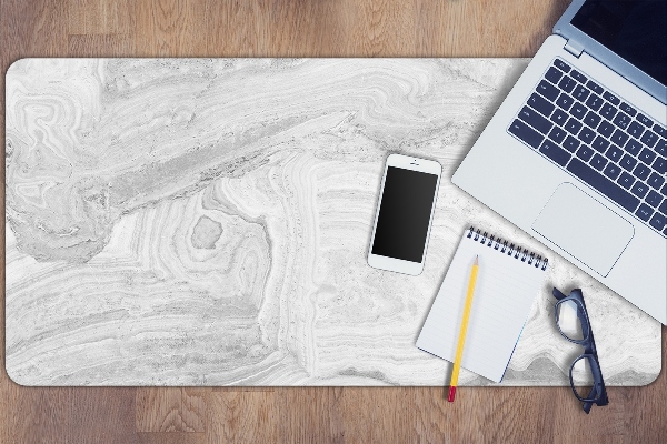 Large desk mat table protector Stone pattern