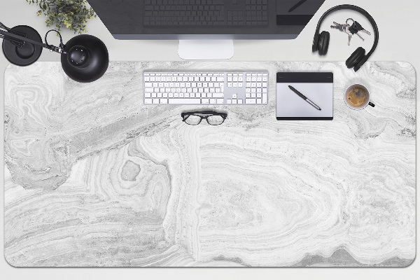 Large desk mat table protector Stone pattern