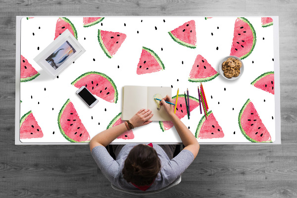 Desk pad Watermelon rain
