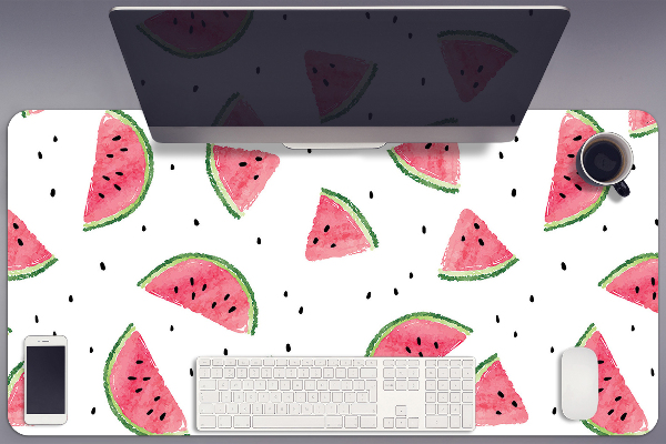 Desk pad Watermelon rain