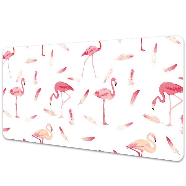 Desk pad A flock of flamingos