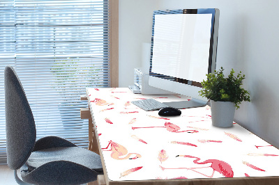 Desk pad A flock of flamingos