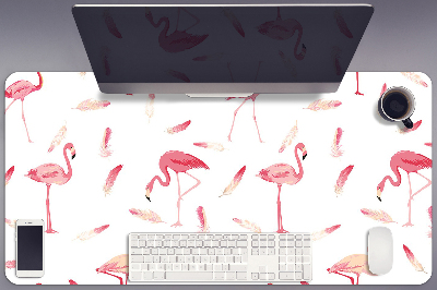 Desk pad A flock of flamingos