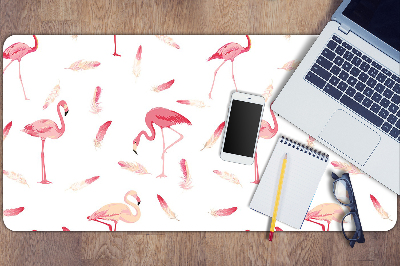 Desk pad A flock of flamingos