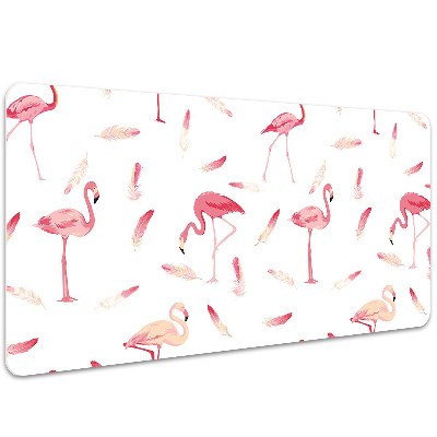 Desk pad A flock of flamingos