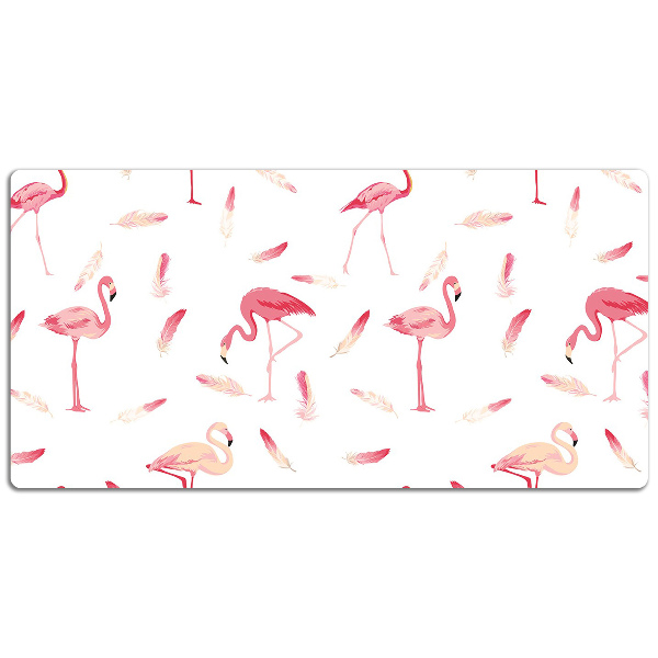 Desk pad A flock of flamingos
